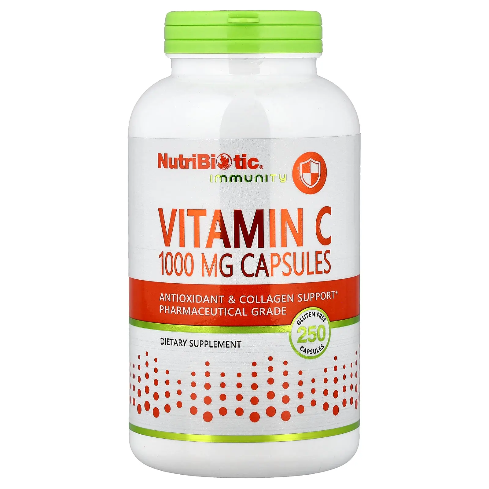 NutriBiotic Immunity, Vitamin C, 1,000 mg, 250 Capsules