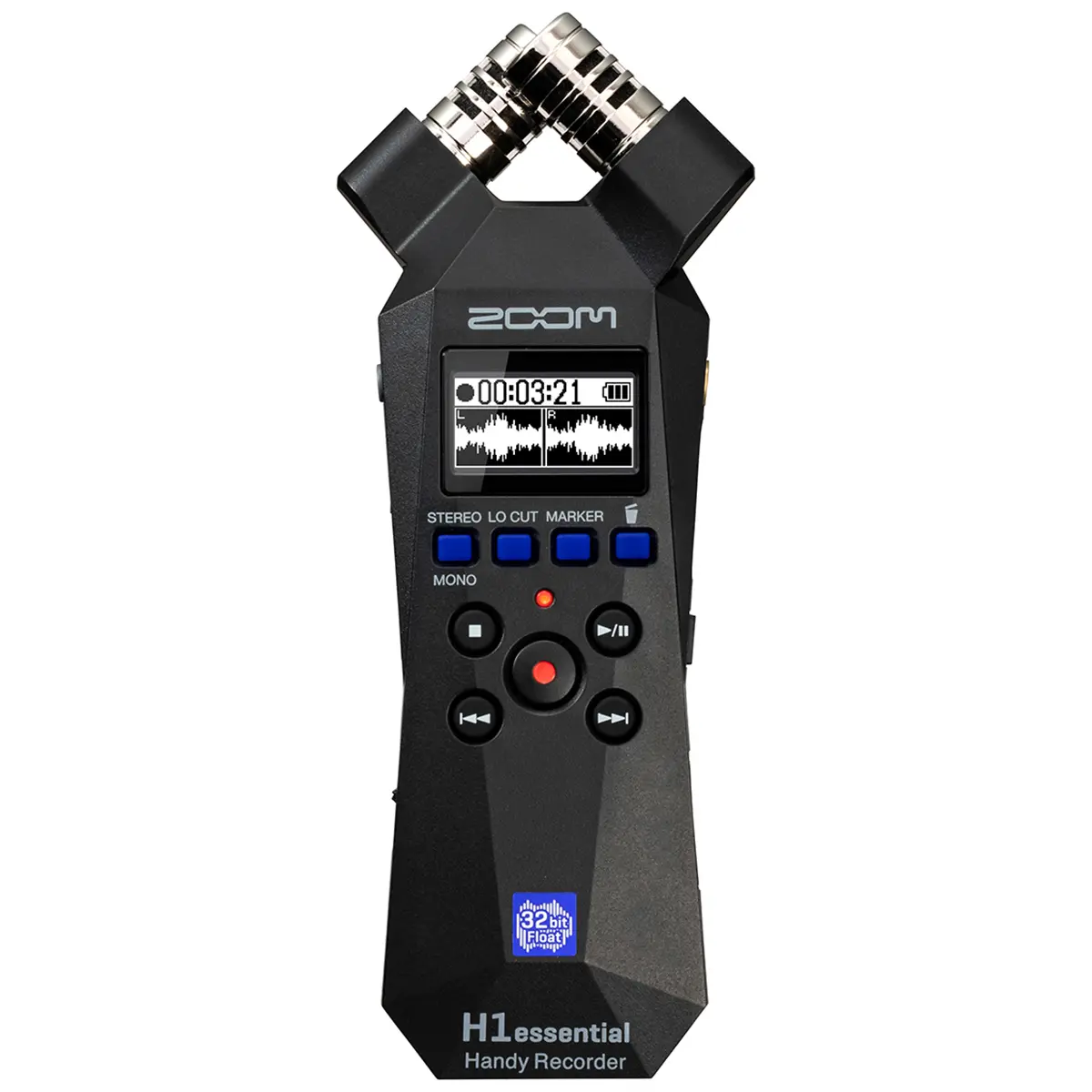 Zoom H1essential 2-Track 32-Bit Float Handy Audio Recorder, USB-Compatible Device for Android Recording, Compact
