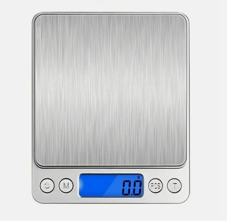 Digital Kitchen Food Scale - High Precision Kitchen Accessories, 2000g/0.1g Accurate Weighing, Gram-Oz Unit Conversion for Coffee Roasting, Diet Tracking