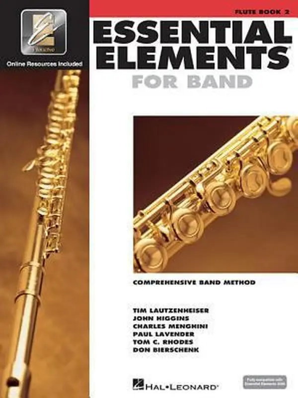 USED Book - Essential Elements for Band Flute Book 2 W/Eei Comprehensive Flute Method for Beginner and Intermediate Players Includes Online Learning Tools and Pla by Hal Leonard Corp. (Paperback) - english