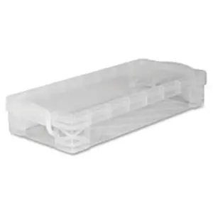 ADVANTUS Corp.  Super Stacker Stackable Pencil Box- Clear
