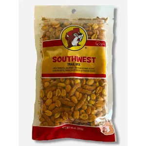 Buc-ee's Southwest Trail Mix - Spicy Peanuts Jalapeño Cheddar Sesame Sticks Crunchy Corn Nuggets Sunflower Seeds Pumpkin Seeds 10 oz Bag