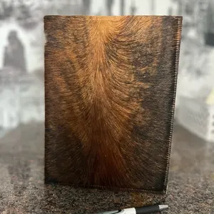 “THE PENNY” 11X8 composition notebook cover, made from high-quality hide and leather by Hide and Chic