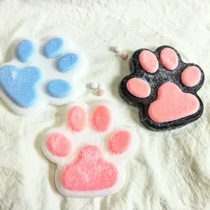 Large Cat Paw taba tabba Squishy deck Fidget Toy Relief Relax Soft Squeeze Toy Pinch Decompression Toy Slow Rebound Stress Relief Cute Cat Claw