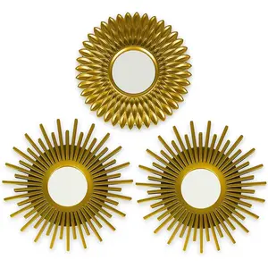 Mirrors for Wall Pack of 3 Round Wall Mirrors Bedroom Room and Home Decor | Espejos Decorativos de Pared Sala Dormitorio | Modern Minimalist Decor  and Chic Gifts for Women Mums