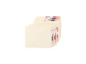 Smead 67170 Alpha-Z Color-Coded Second Letter Labels Starter Set, A-Z, 2200/Box