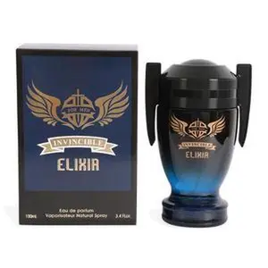 Secret Plus Invincible Elixir Spray Cologne for Men 100ml/3.4fl.oz. Eau de Parfum Vaporisateur Handbag Spray Regular Edition Luxurious Scent Amber Vanilla Scent