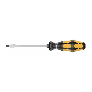 Wera 05018268001 Kraftform Plus 932 A Slotted Screwdriver, 9mm Head, 6" Blade Length