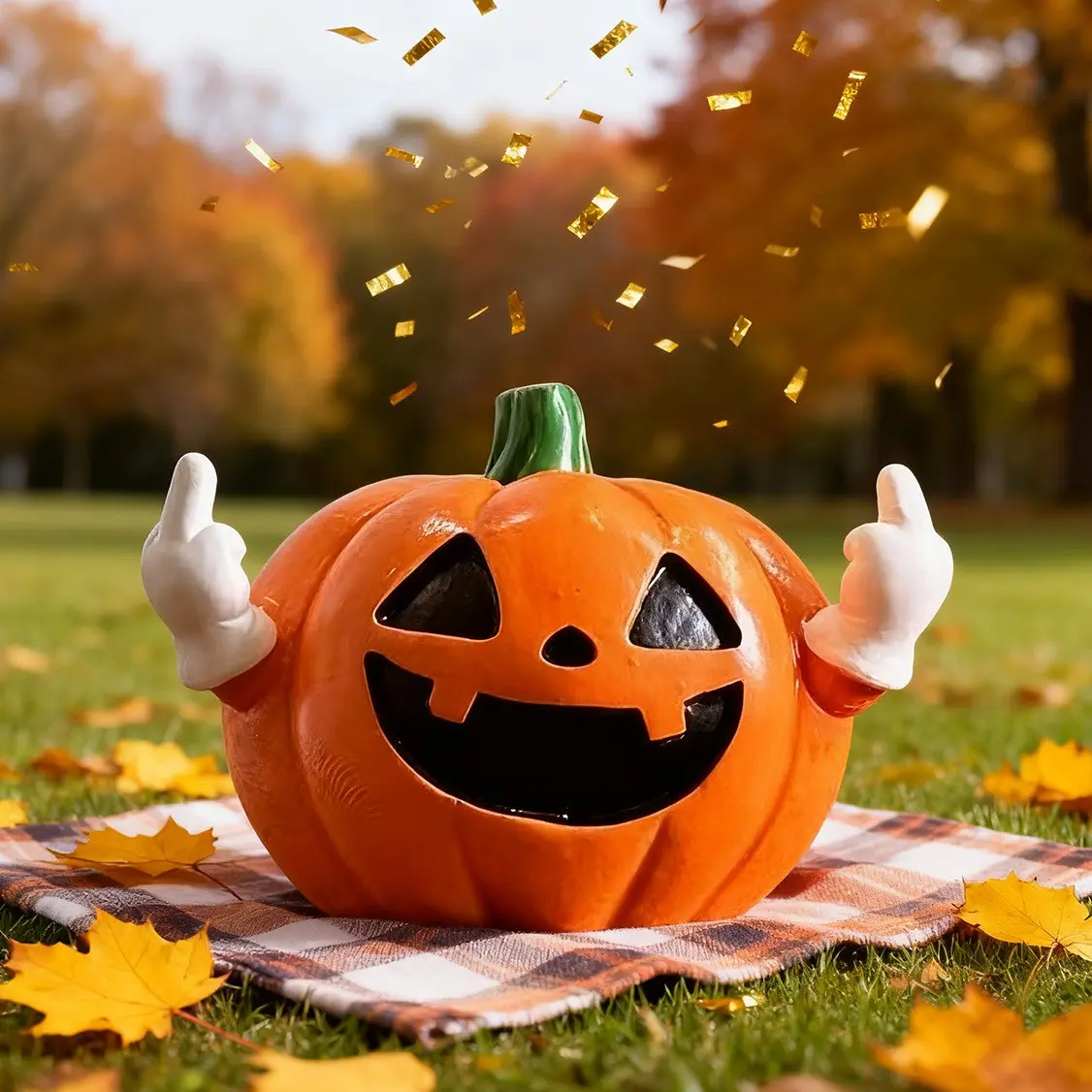 Hand-Painted Mini Pumpkin Desktop Decor, Cute Halloween Christmas Gift, Creative DIY Craft Kit, Perfect for Parties & Events