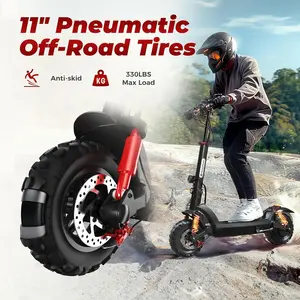 【Summervibes】GT1/GT2 Adult Portable Commuting Electric Scooter 28 MPH Top Speed 28/37 Miles Range 800/1000W Motor 10"/11" Off-Road Tires Foldable Dual Suspension with Turn Signal Dealsforyou
