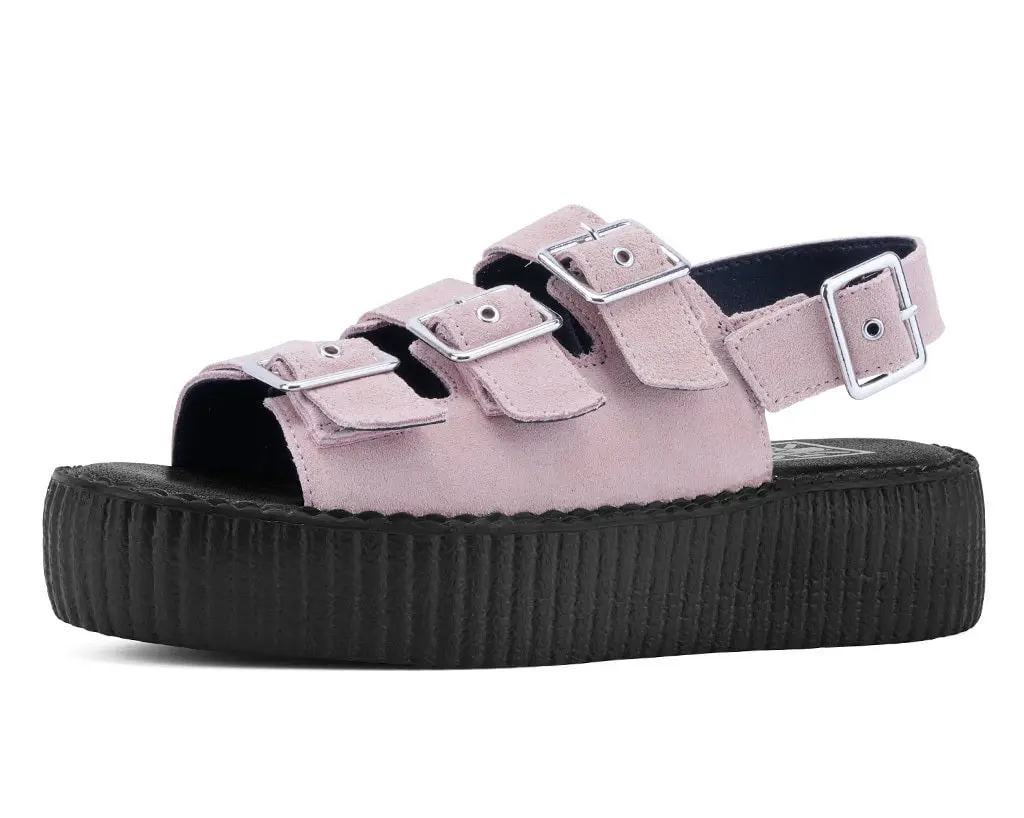Misty Rose 3-Buckle Mondo Sandal