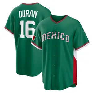 Men's/Youth Mexico Baseball #16 Jarren Duran Green 2026 World Baseball Classic Jersey