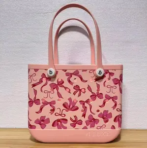 Women’s Waterproof Jelly Tote Bag Lightweight Casual Shoulder Handbag