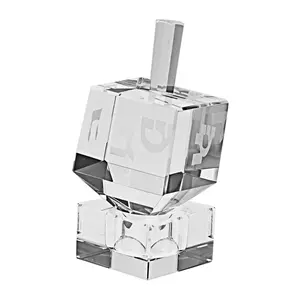 Copa Judaica Crystal Clear Dreidel