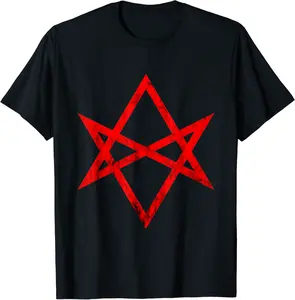 Thelema Symbol Thelemite Unicursal Hexagram Occult Wiccan T-Shirt - Robynreede Shop 42B08ZKGG94C