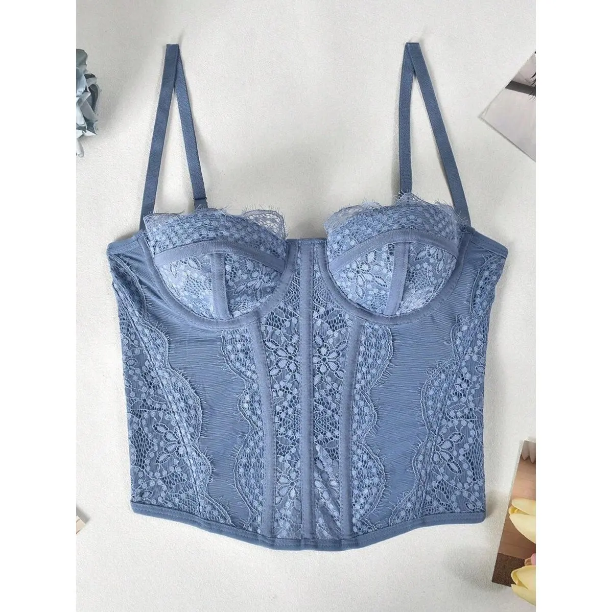 Blue [with steel rim but no chest cushio