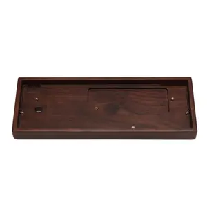 GH60 Walnut Wood Mechanical Keyboard Case 60% Layout Compatible with Wooting60 61% 64% Keyboards