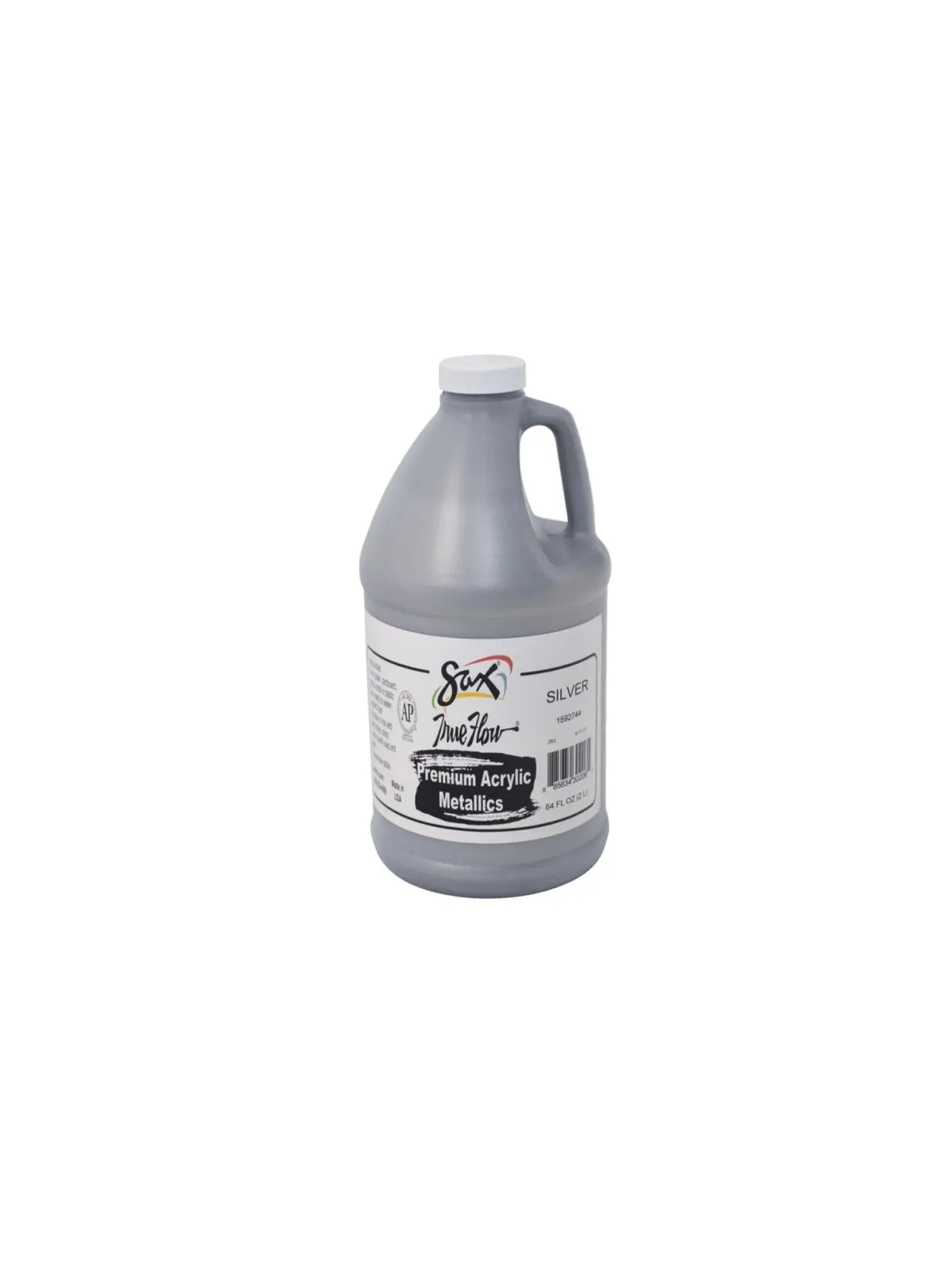Heavy-Bodied Metallic Paint with Superb Coverage, AP Certified Non-Toxic for Painting on Multiple Surfaces, 0.5 Gal Jug, Acrylic, Metallic Finish, Multiple Surfs, Brilliant Shine, Iridescent Mix, Ap Safe