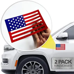 JOYTUTUS Premium Version Car Veteran American Flag Magnetic Sticker for Trucks & Cars Adhesive on Metal Surfaces Die-Cut Design Perfect Car Decoration Gift Ideas Valentine Travel Powerful Magnet Will Not Fall Off Vehicle Not for Aluminum Cars
