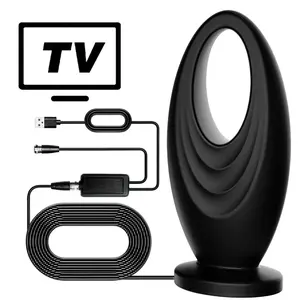 Long-Range Digital TV Antenna with Magnetic Base, Indoor HDTV Antenna, Signal Enhancement Technology, Indoor & Outdoor Use, Simple operation, Compatible with Smart & Old TVs