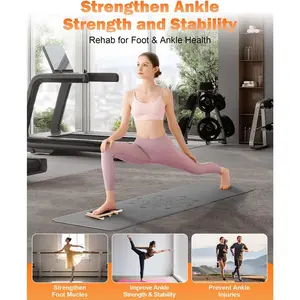 Ankle Strengthener & Single Leg Balance Board, Foot Strengthener for Plantar Fasciitis & Achilles Tendonitis, Physical Therapy, Sprain Recovery & Arch Supp