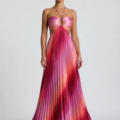 dress for havana nights party Havana Nights Floral Maxi Dress