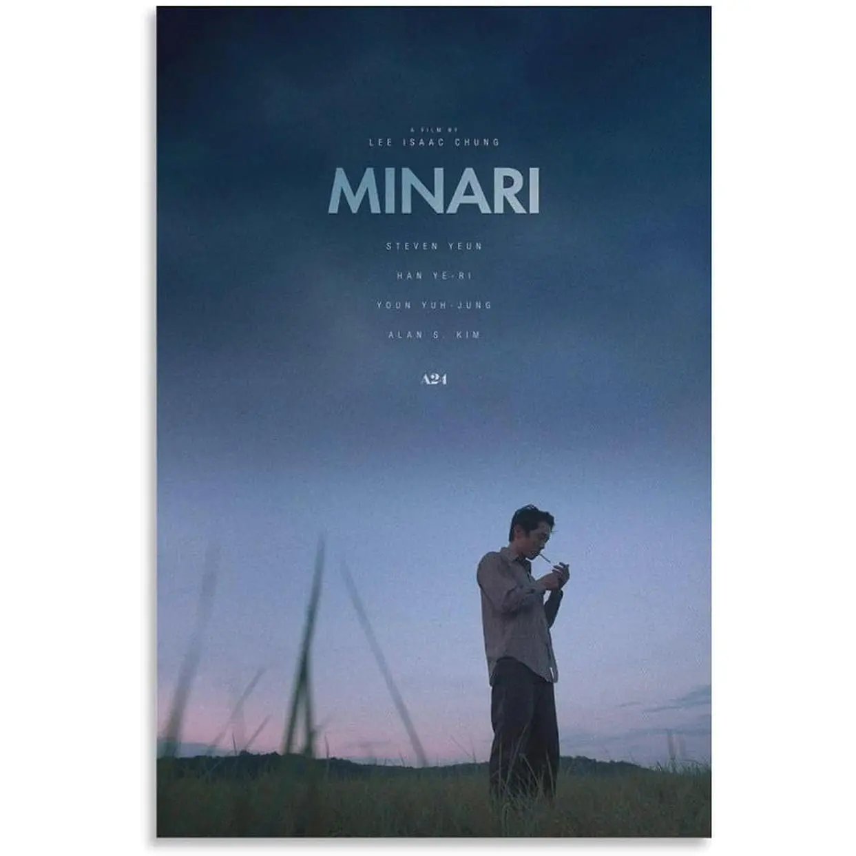 Minari1 Movie Artistic Wall Poster, Oil Painting Artwork, Living Room Interior Home Decor Print