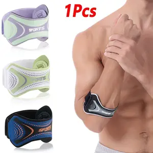 Adjustable Tennis Elbow Support for Men and Women, Includes Pressure Strap and Gel Padding, Perfect for Sports Recovery
