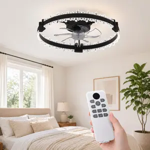 Tree Branch Ceiling Fan Light, Modern Acrylic Fandelier, Stylish Statement Lighting with Built-In Fan, Decorative Ceiling Fixture for Bedroom Living Room