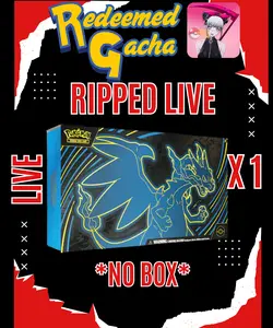 1x Pokémon TCG Mega Charizard X ex Ultra-Premium Collection - Ripped LIVE - NO BOX