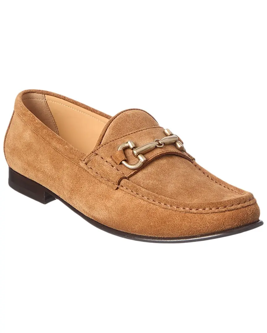 Brunello Cucinelli Horsebit Suede Loafer