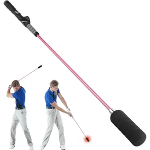 Golf Swing Trainer- Golf Grip and Tempo Trainer, Warm up Click Stick Golf  Aid, Golf Speed Trainer, Rhythm Correction for Tempo & Wrist Angle, Portable  Aid for Beginners to Pros