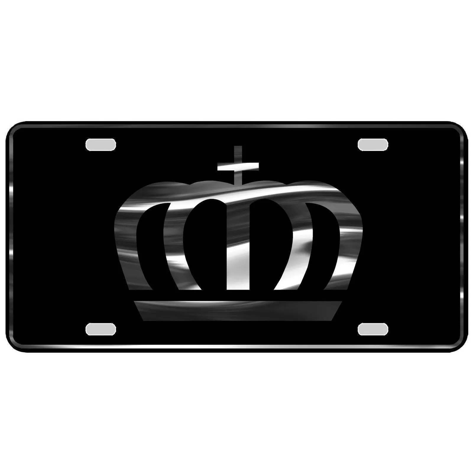CustoMonsterDesigns Crown Royalty Heavy Duty Aluminum License Plate S26