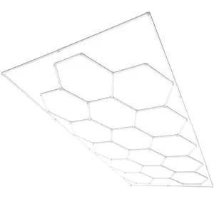 【Spotlight Day】VEVOR Hexagon Garage Lights 66300LM 15 Grids Honeycomb LED Shop Ceiling Light