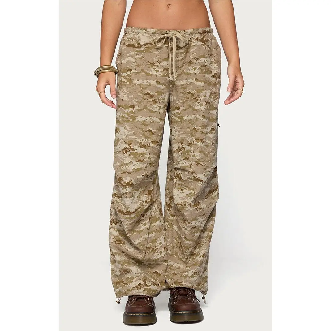 Edikted Women's Demey Camo Baggy Pants