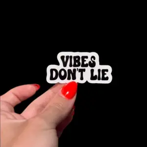 vibes don't lie sticker