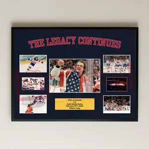 USA vs Canada Inspired Hockey Championship Poster, Patriotic Sports Wall Art Print poster unframe, any size