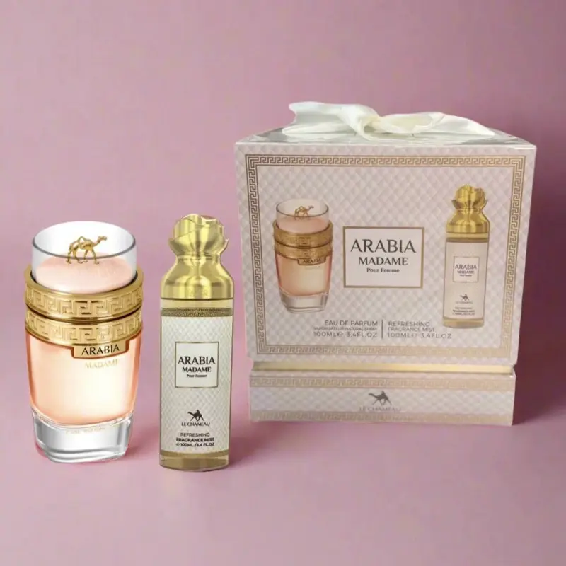 ARABIA MADAME GIFT SET 2 IN 1 - 100ML (3.40z) by Le Chameau with Eau de Parfum in Elegant Packaging