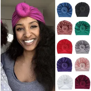 10Pcs Ladies' Elegant Ethnic Style Donut Knot Headband, African Indian Style Elastic and Elastic Daily Versatile Hair Cap, Suitable for Sports, Yoga, Face Washing, Sleep Hat