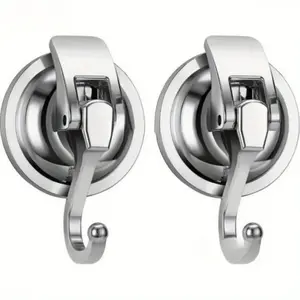 Powerful no-hole suction cup hook; vacuum-adhesive hook; glass wall-mounted hook without trace; kitchen and bathroom hook