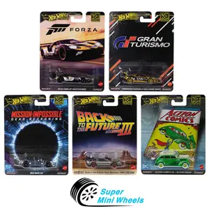Hot Wheels Premium 2025 Pop Culture L Case - 5 Cars Set
