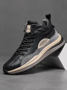 Men's Casual Oxford Shoes, Business Style Soft Sole Rubber Sneakers, Office Meeting Activity Footwear, All-Season Daily Wear