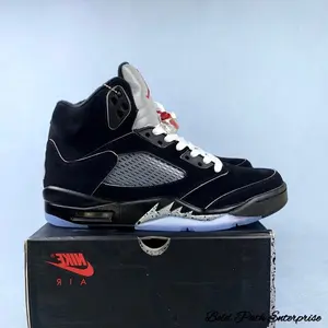 'Black Metallic' 2025 Men's lace-up Outdoor Sports Shoes Breathable Casual Running shoes