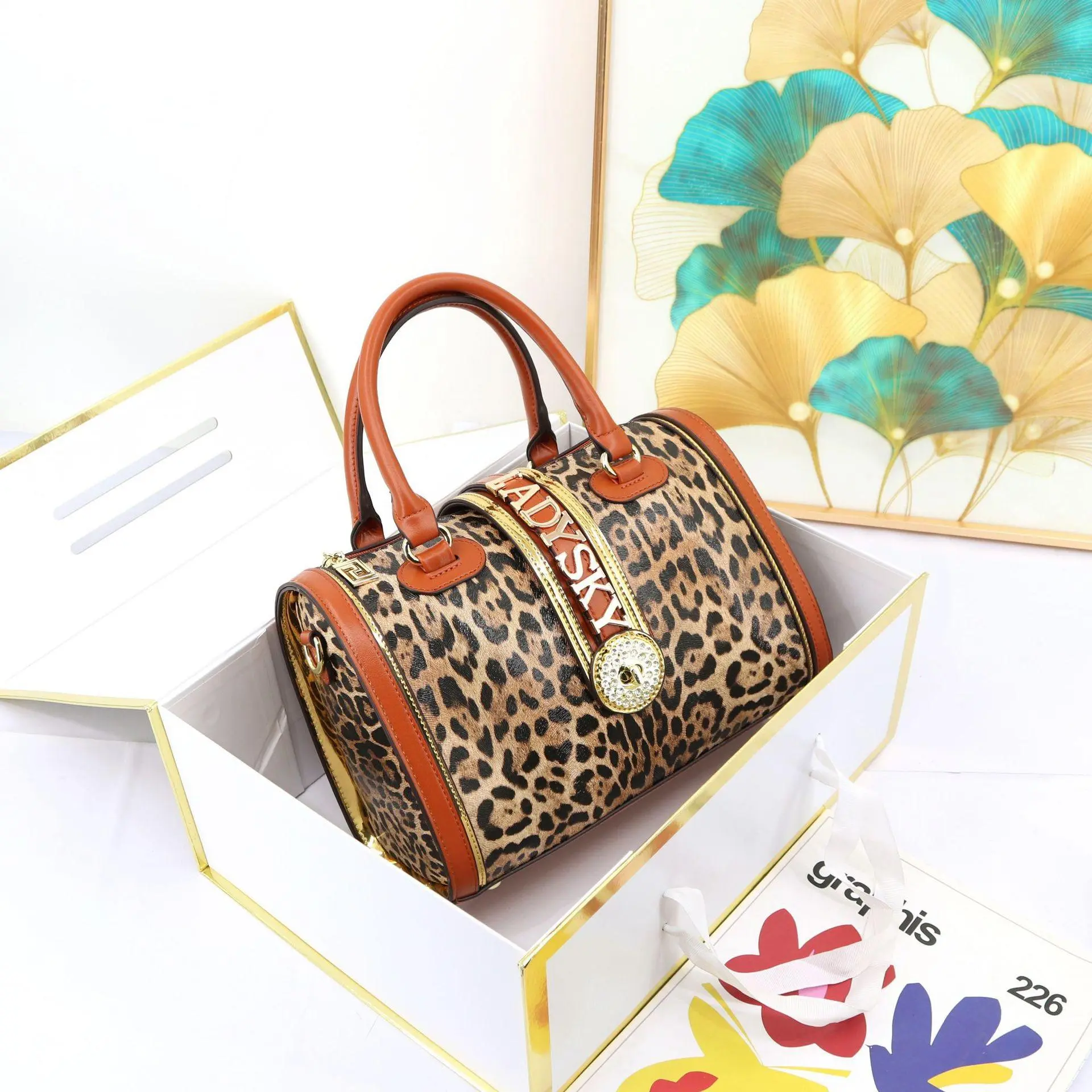 Z20-New high quality crocodile handbag Ladies large capacity pillow bag