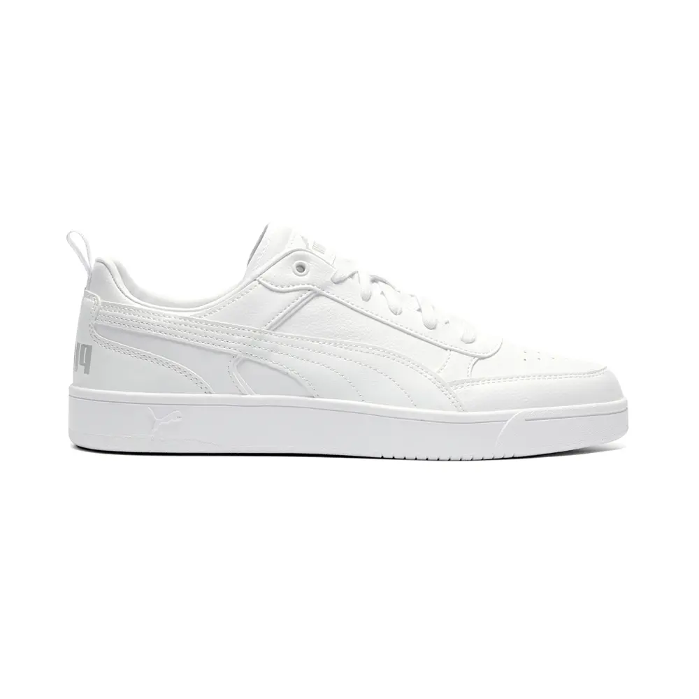 PUMA Mens Dribble Lace Up Sneakers Shoes Casual - White PUMA Mens Dribble Lace Up Sneakers Shoes Casual - White