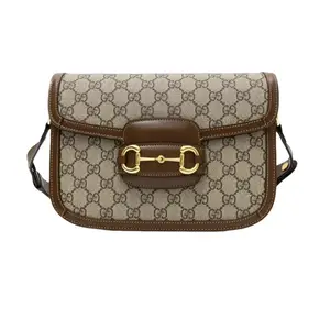 Pre-owned GUCCI Horsebit 1955 Saddle Bag Medium Top Handle Shoulder Crossbody Bag
