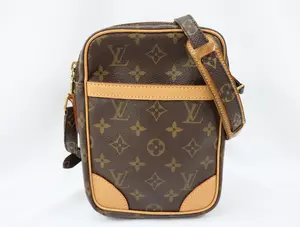 Pre-owned canvas Crossbody Bags #BP11272 Louis Vuitton Monogram Danube Crossbody Bag Brown M45266
