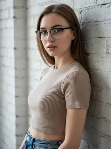Unisex Square Metal Frame Glasses, Casual Plain Design, All Seasons Wear, Decorative Lens, PC Material, No Ca Prop 65