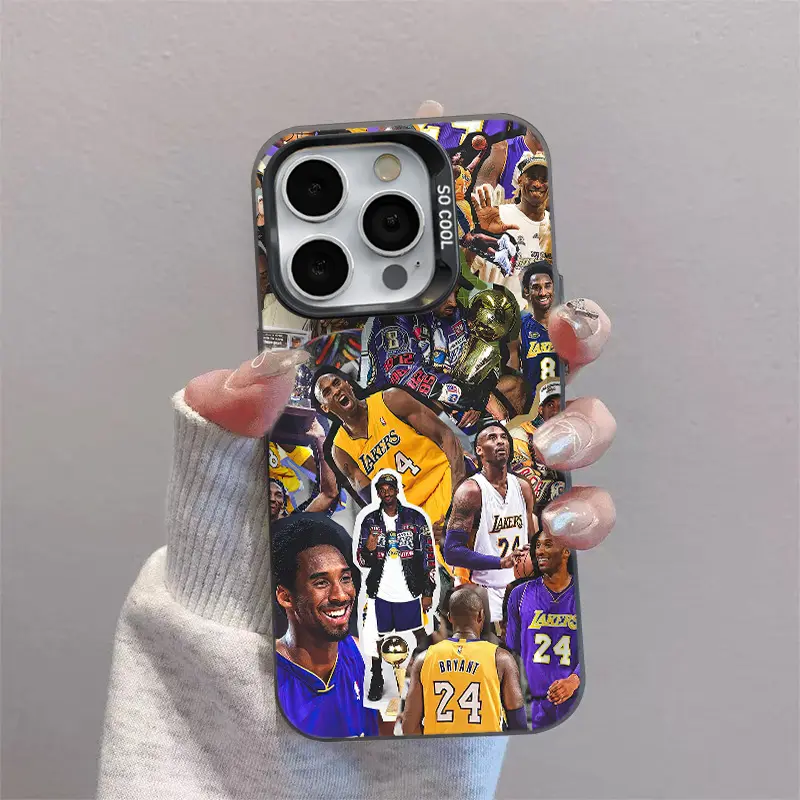 IPhone 17 Promax Kobe Phone Case Anti Drop Protective Case Suitable for iphone 16 15 14 13 12 11 XS Plus Acrylic Phone Case
