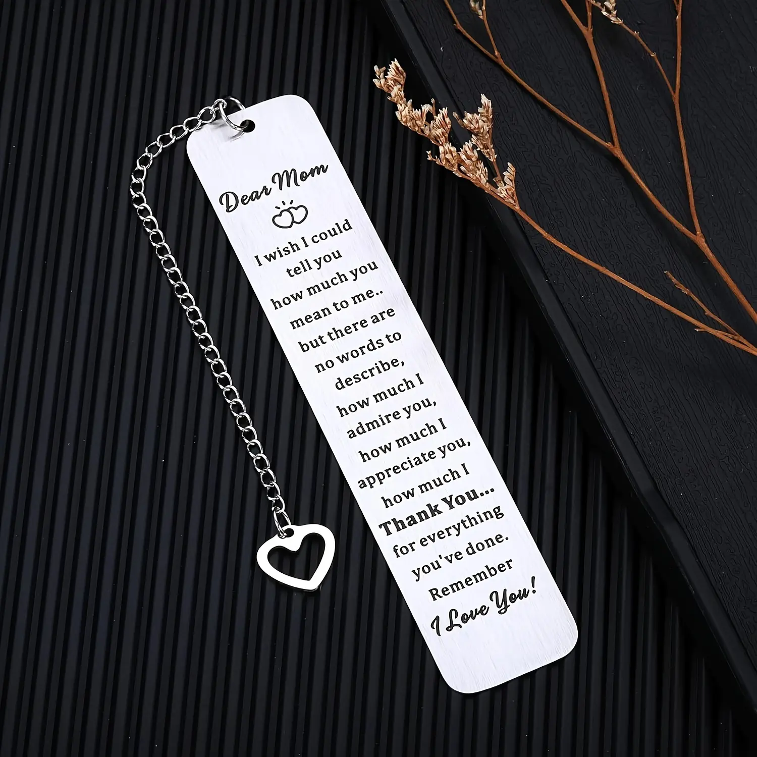 Stainless Steel Bookmark, Durable Metal Book Accessory, Perfect Gift for Readers, Ideal Present for Any Occasion